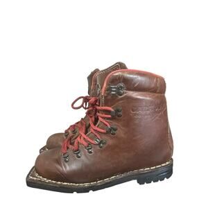 Vintage Garmont Telemark Norm Cross Country Ski 75mm Boots Sz 9.5 Womens Italy